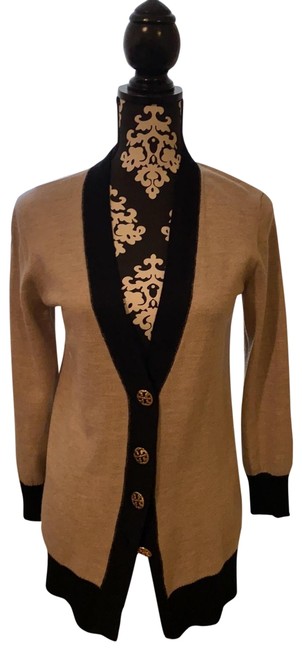 Tory Burch 30123102 Taupe and Black Sweater 