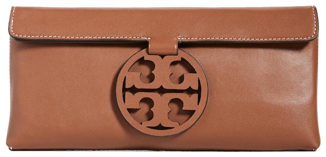 Tory Burch Aged Camello Miller Clutch 