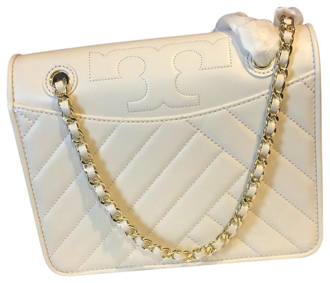 Tory Burch Alexa Convertible Lambskin Leather Shoulder Bag 