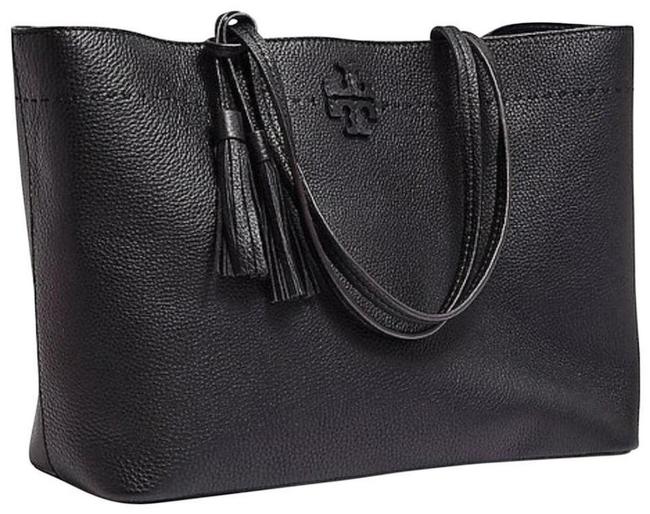 Tory Burch Bag New Black Coated Canvas Tote 