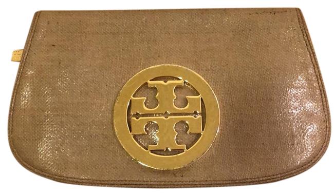 Tory Burch Beige Clutch 