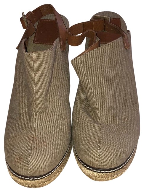 Tory Burch Beige Nude Clogs Wedges