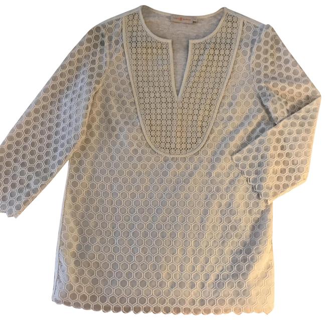 Tory Burch Bib Front Cream Top 