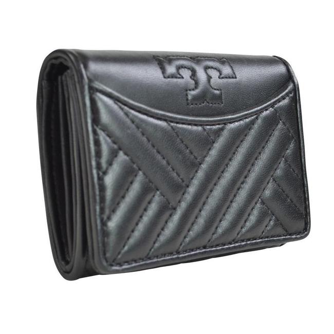 Tory Burch Black Alexa Foldable Mini 50648 Wallet 