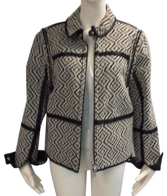 Tory Burch Black and Cream Blazer  