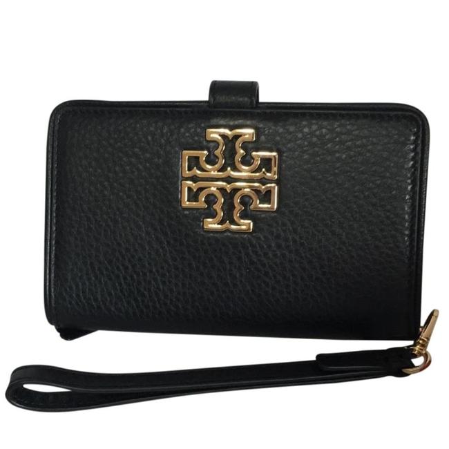 Tory Burch Black Britten Smart Phone Wallet 
