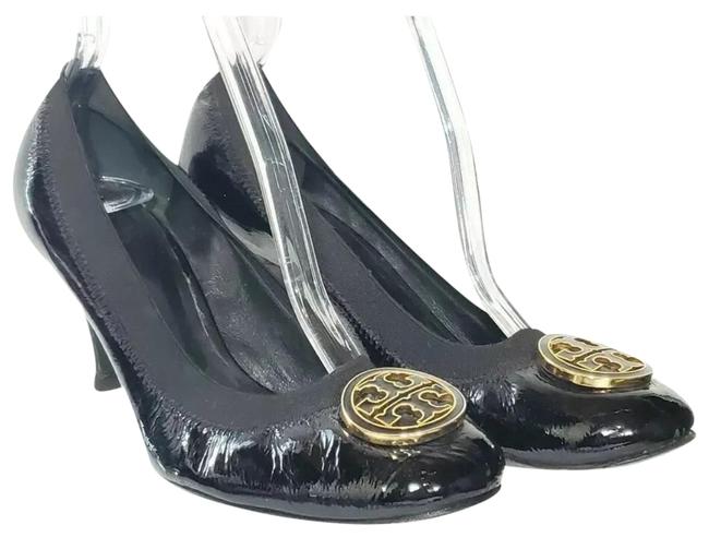 Tory Burch Black Caroline Wedges 5 