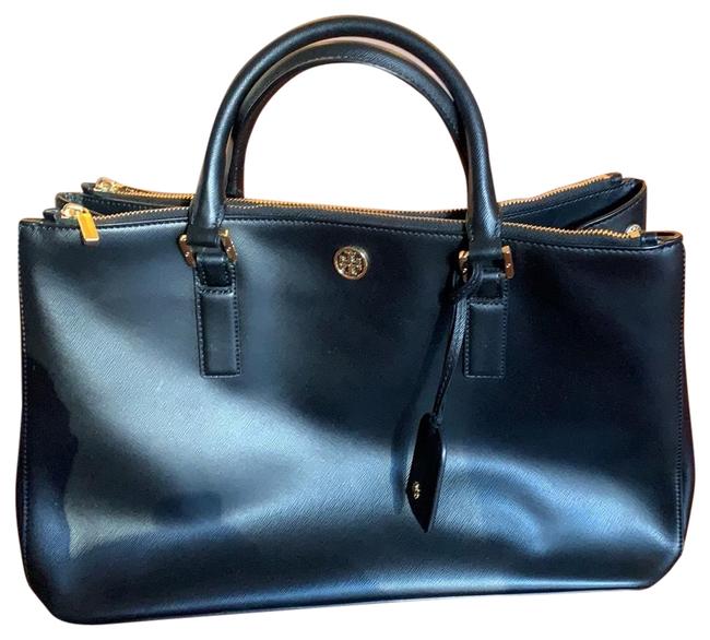 Tory Burch Black Leather Satchel 