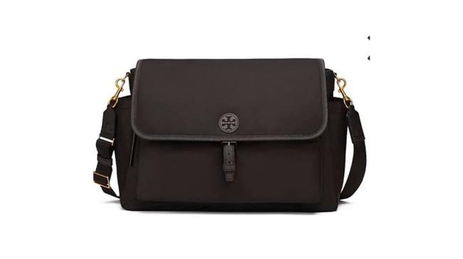Tory Burch Black Nylon Diaper Bag 