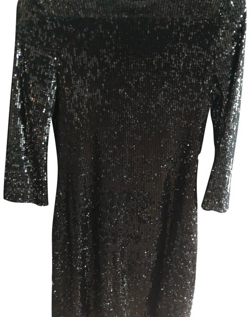 Tory Burch Black Sequin Short Cocktail Dress 