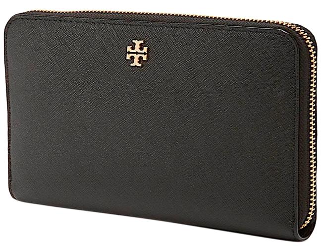 Tory Burch Black with Tag Women's Emerson Zip Continental Wallet 