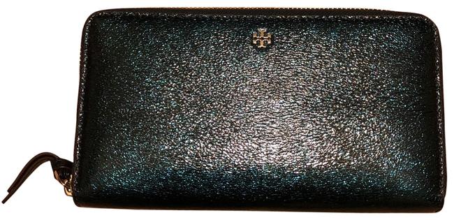 Tory Burch Blue New Zip Wallet 