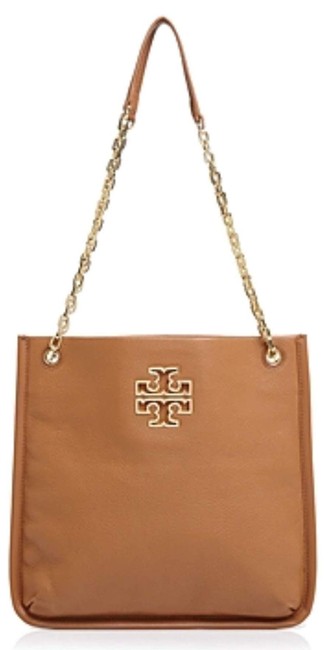 Tory Burch Britten Swingpack Bark Leather Shoulder Bag 