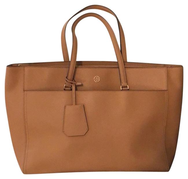 Tory Burch Brown Leather Tote 