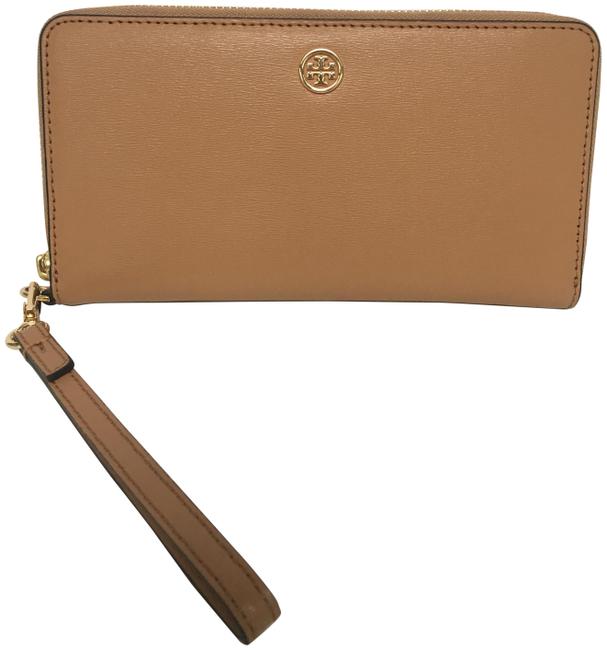 Tory Burch Cardamom Navy Continental Leather Wallet 