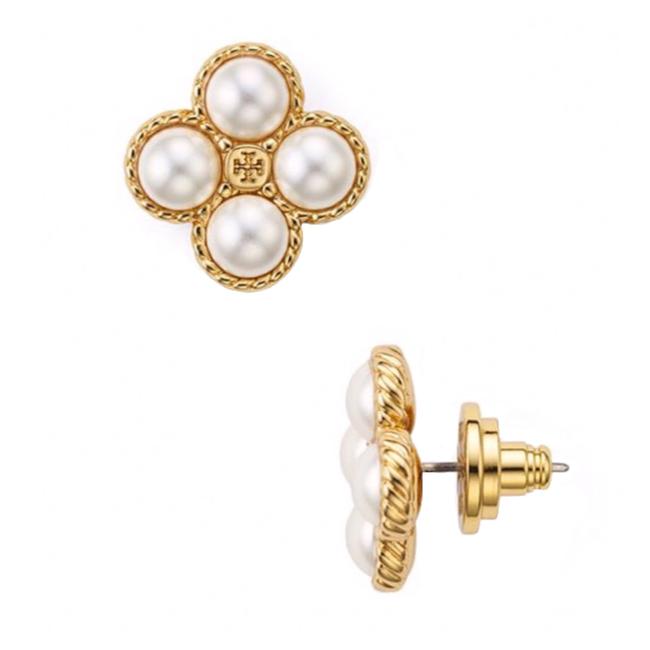 Tory Burch Clover Rope Earrings 