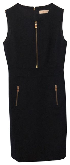 Tory Burch Deep Blue Woolblend Mid length Formal Dress 