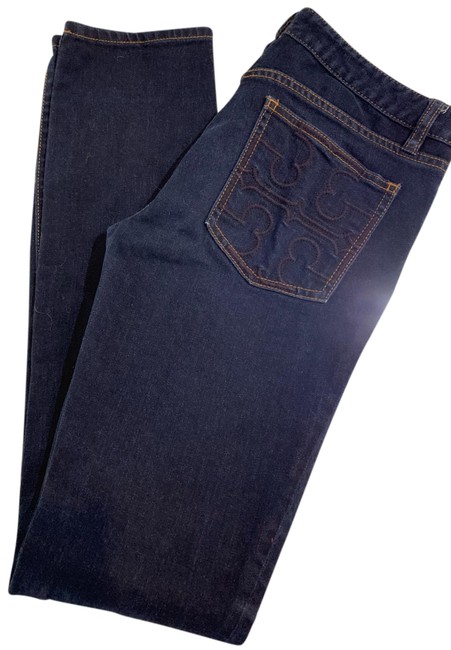 Tory Burch Denim Dark Rinse Super Skinny Jeans  S 28 