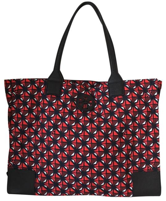 Tory Burch Ella Printed Packable Collage Geo Tote 