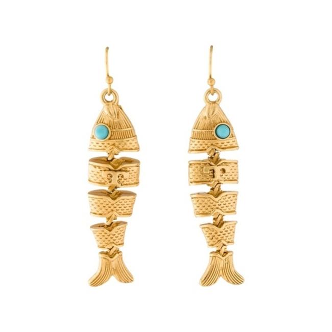 Tory Burch Fish Delicate Earrings 