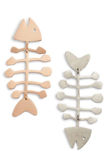 Tory Burch Fish Mini Statement Earrings 