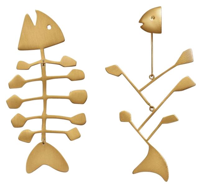Tory Burch Fish Mismatched Earrings 