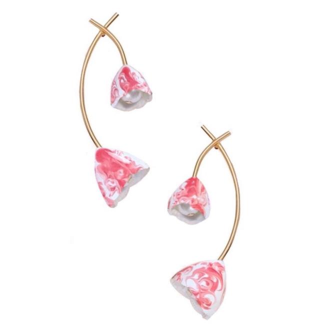 Tory Burch Flower Bud Earrings 