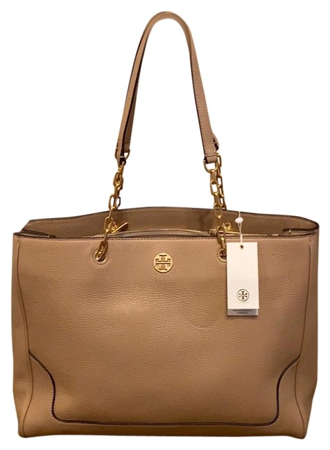 Tory Burch Georgia Pebble Devon Sand Tote 