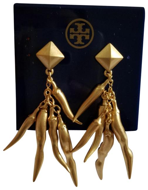 Tory Burch Gold Chili Earrings 