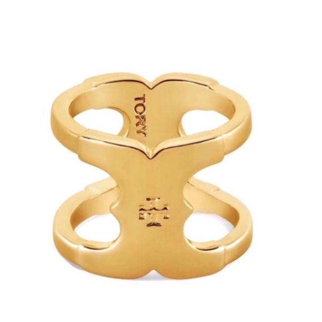 Tory Burch Gold Gemini Link Wrap Ring 