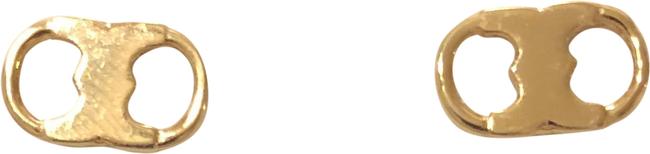 Tory Burch Gold Gemini Link Stud Earrings 