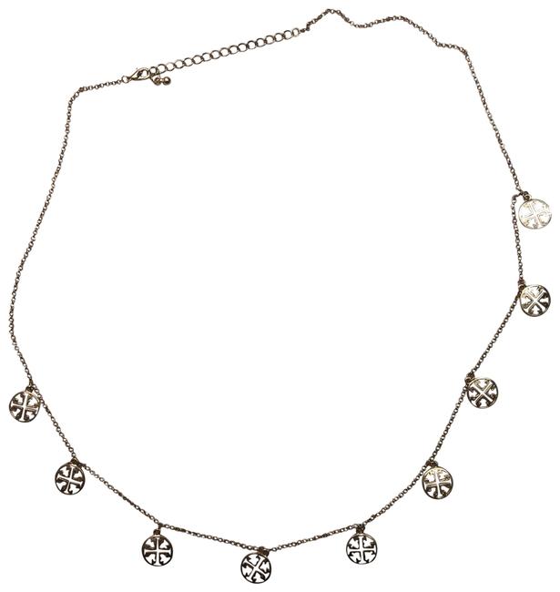 Tory Burch Gold Logo Necklace 