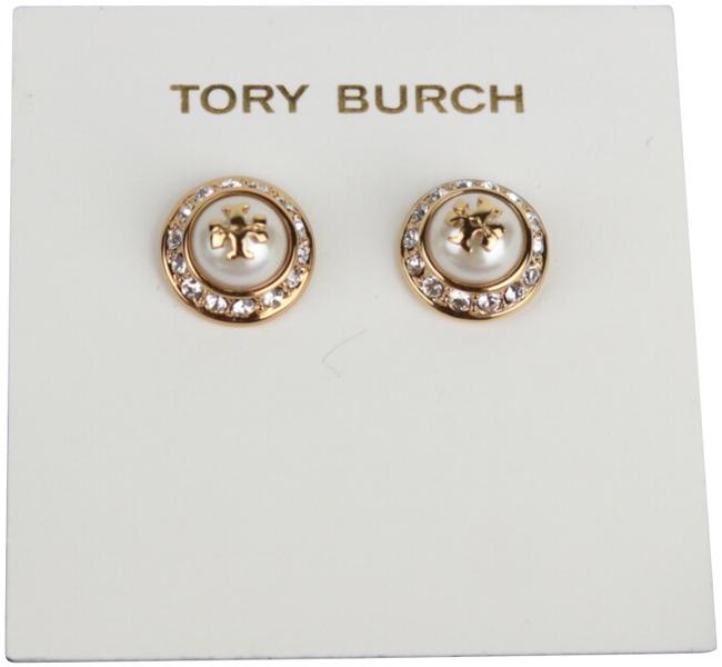 Tory Burch Gold Stud Natalie Earrings 