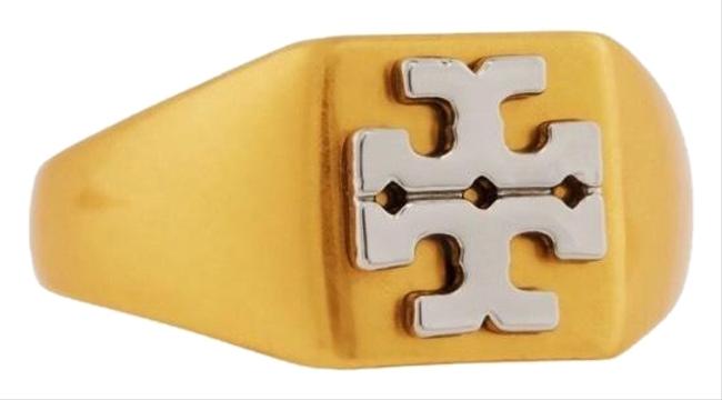 Tory Burch Gold Silver T Ring 