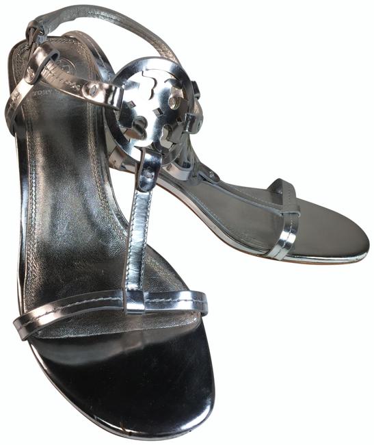 Tory Burch Grey Miller Espadrille Sandals