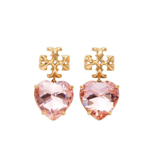 Tory Burch Heart Roxanne Earrings 