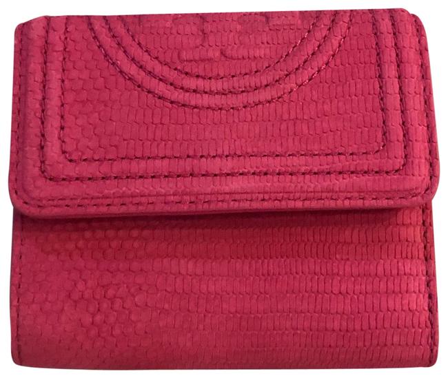 Tory Burch Hibiscus Flower Pink 34483 Wallet 