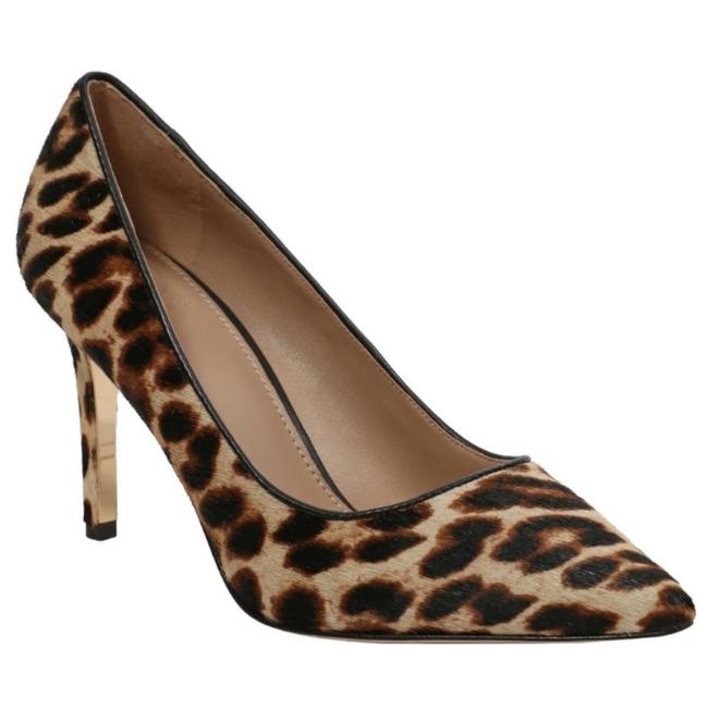 Tory Burch Leo Coconut 85mm Pointy Toe Haircalf Pumps 5 