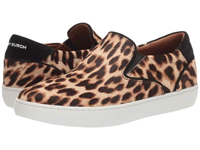 Tory Burch Leopard Slip on Sneakers