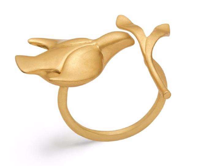 Tory Burch Metallic Dove Ring 