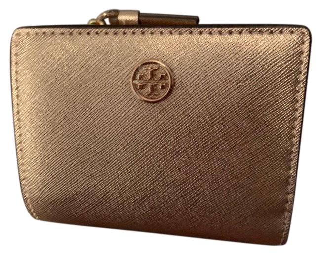 Tory Burch Metallic Rose Gold Wallet 