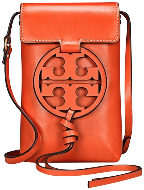 Tory Burch Miller Leather Smartphone Cross Body Bag 