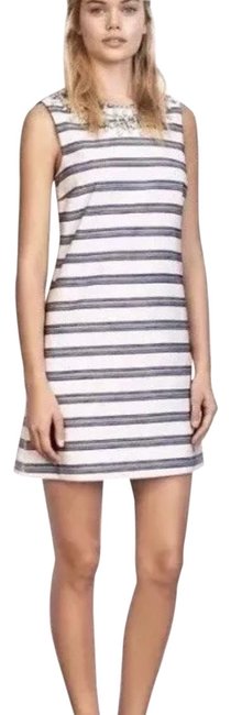 Tory Burch Neutral Colors Kaylin Short Cocktail Dress 4 L 