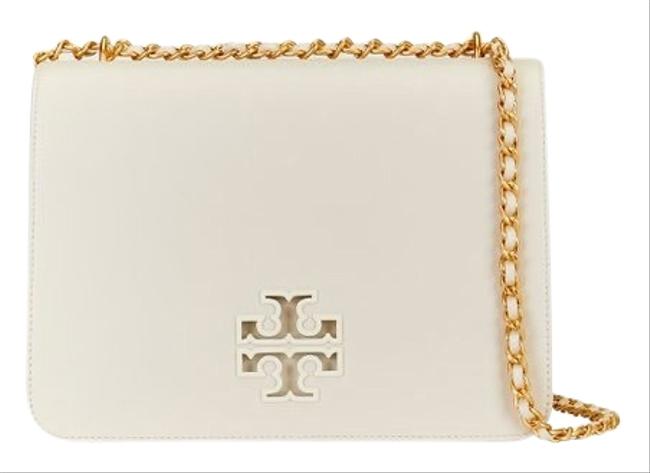 Tory Burch New Lily Ivory Leather Shoulder Bag 
