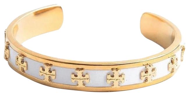 Tory Burch Nwot Logo Cuff White Earrings 