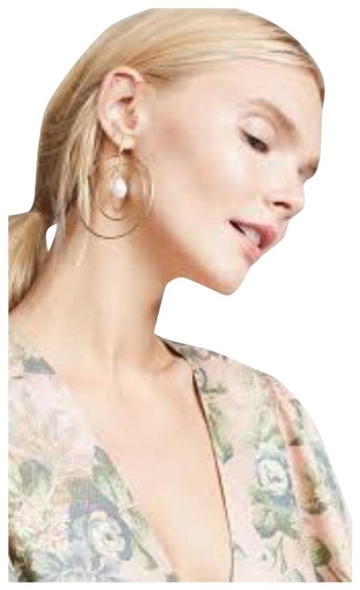 Tory Burch Nwt Multihoop Pearl Earrings 