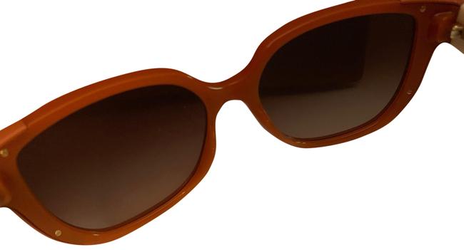 Tory Burch Orange and Cream Color For Summer Sunglasses 
