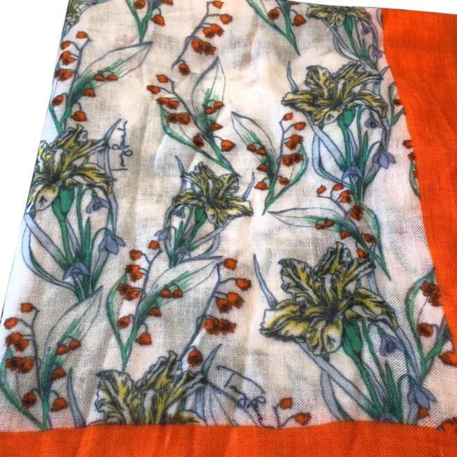 Tory Burch Orange Scarf Wrap 