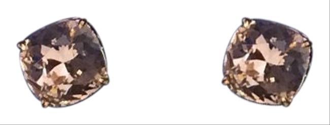 Tory Burch Pink Set Crystal Earrings 