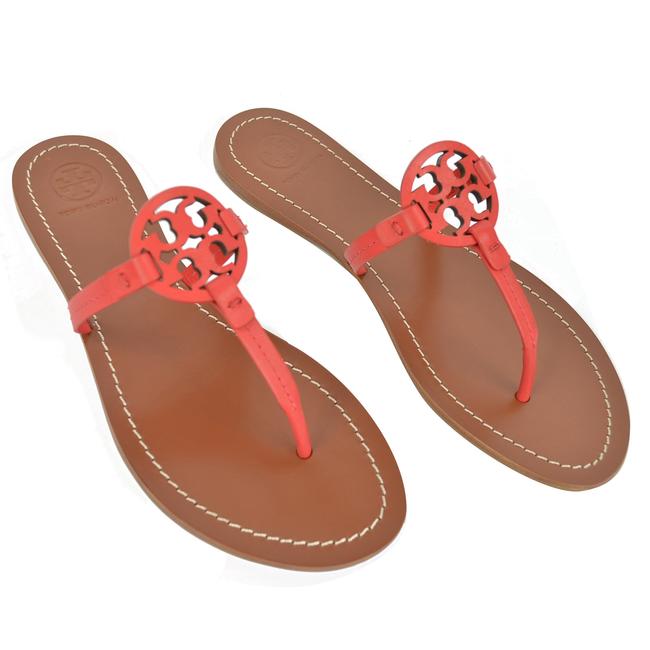 Tory Burch Red Gabriel Flats In Brilliant Sandals